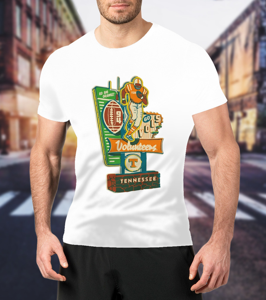 Tennessee Volunteers Football OO Big Orange 94 60s Vols T-Shirt