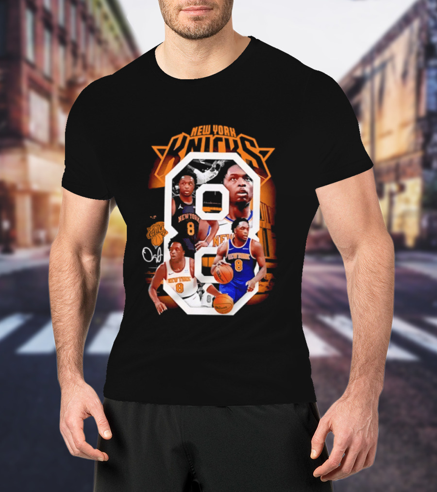 New York Knicks OG Anunoby 8 Basketball Jersey T-Shirt