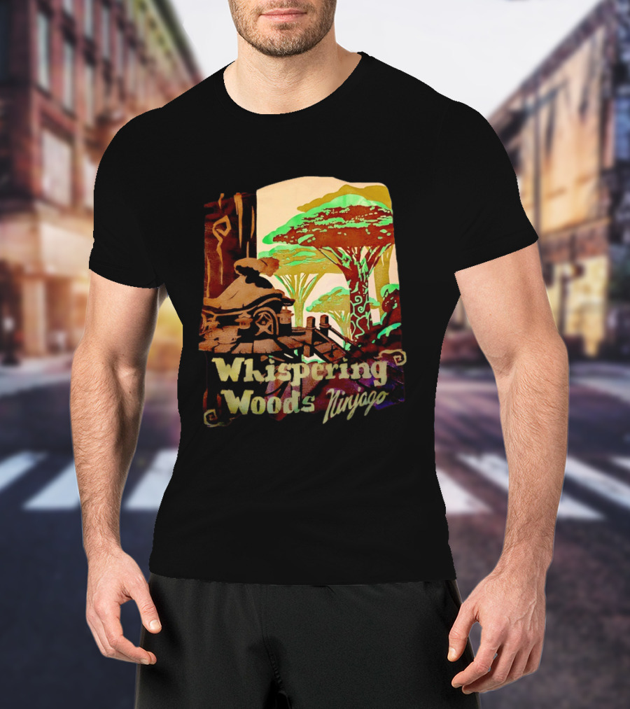 Whispering Woods Ninjago Forest Temple Scene Masters Of Spinjitzu T-Shirt