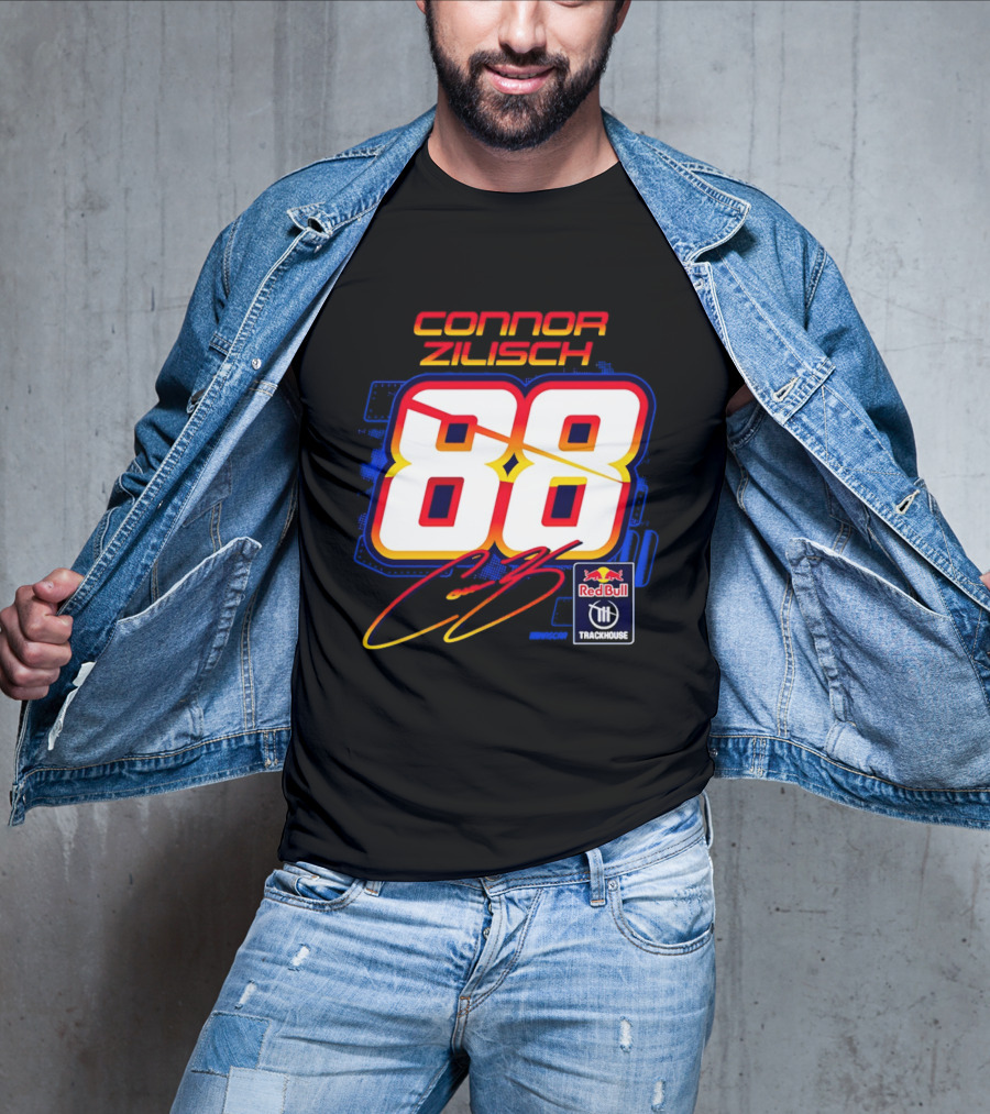 Connor Zilisch 88 Red Bull Trackhouse Racing T-Shirt