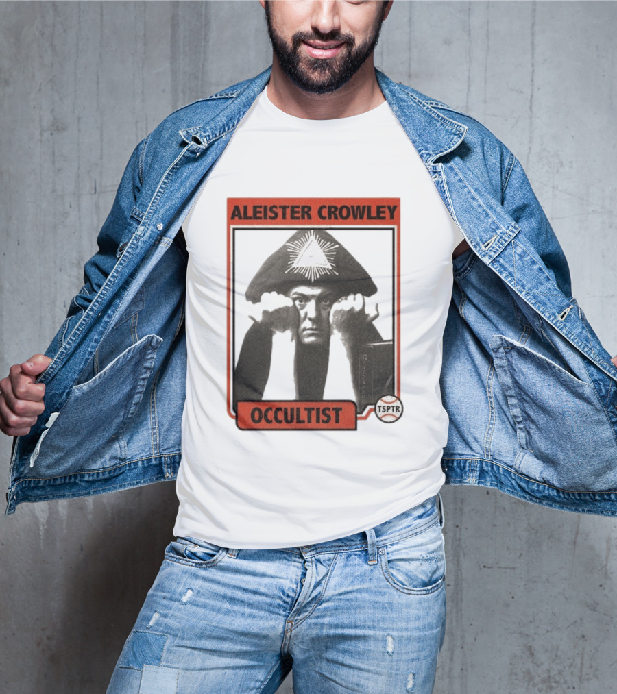 Aleister Crowley Occultist TSPTR Baseball Raglan T-Shirt