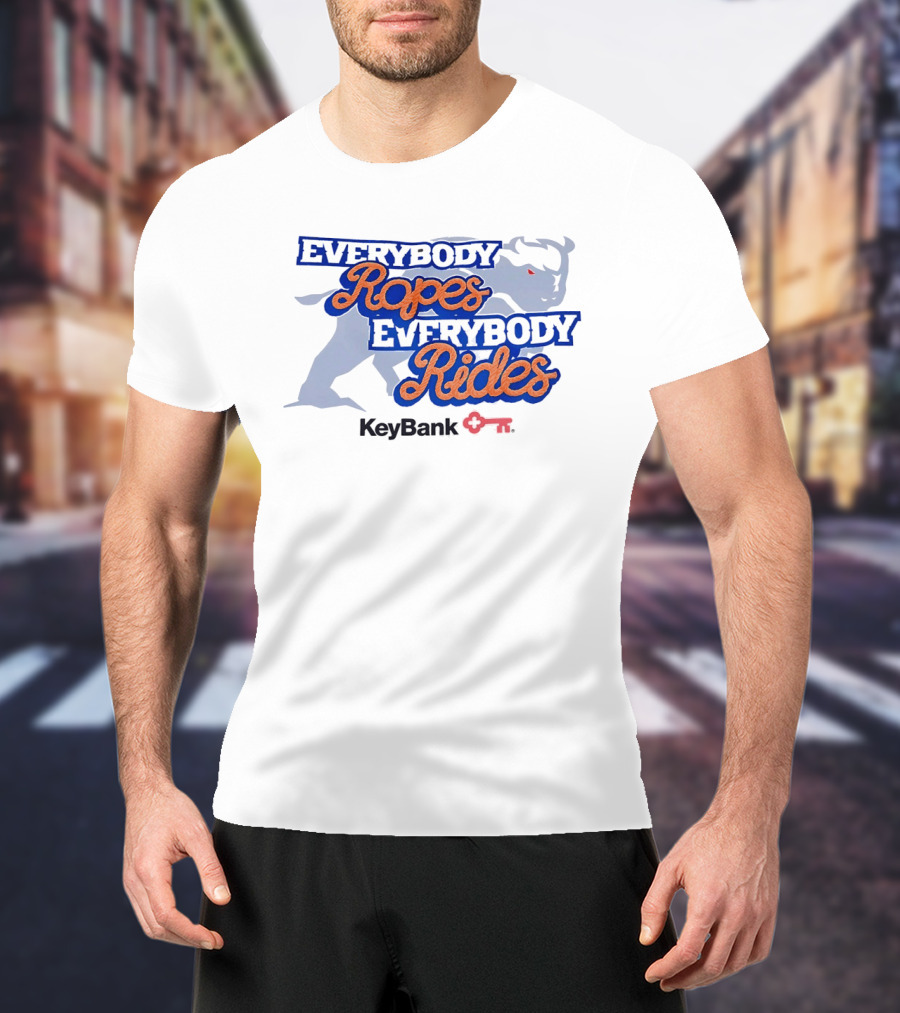 Buffalo Sabres Everybody Ropes Everybody Rides KeyBank 2026 T-Shirt