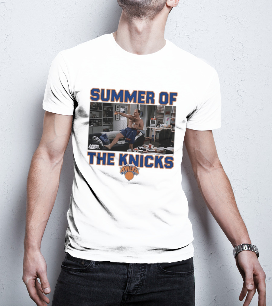 Summer Of The Knicks George Costanza Seinfeld New York Knicks Basketball T-Shirt