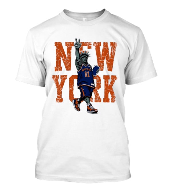 Jalen Brunson New York Knicks NBA Liberty 11 T-Shirt