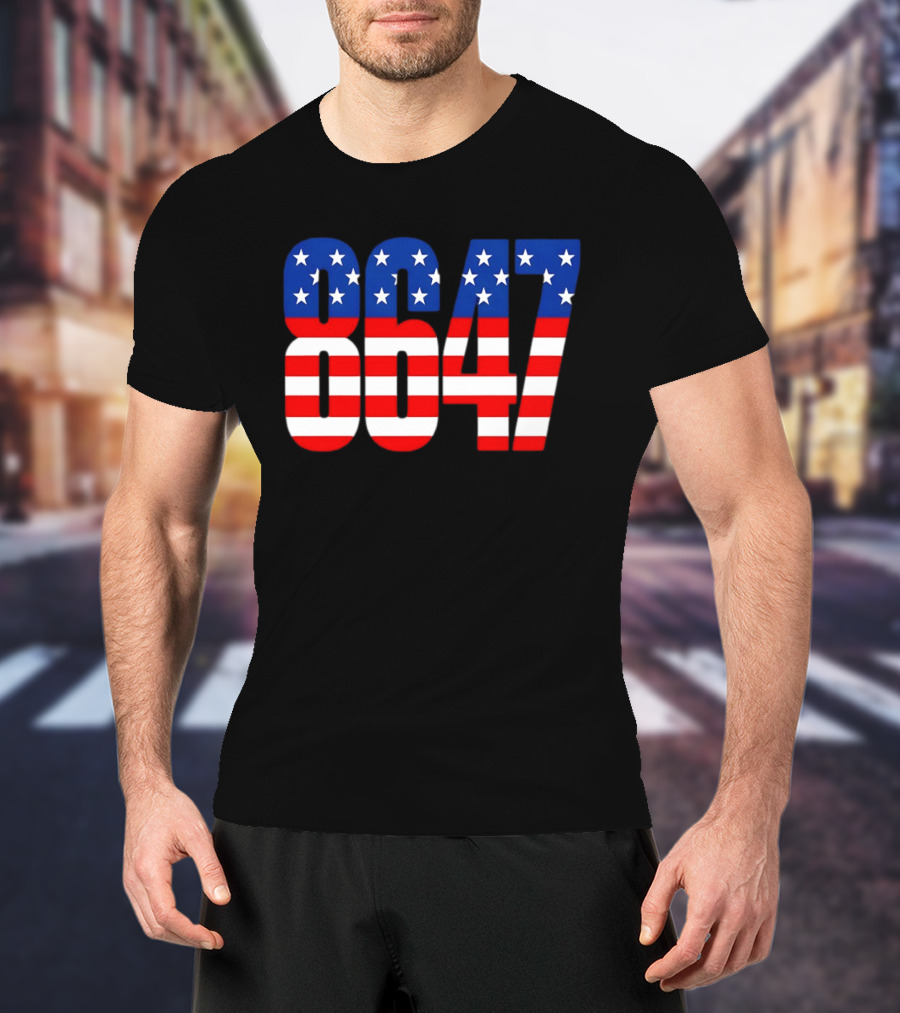 Patriotic American Flag 8647 Independence Day Stars And Stripes T-Shirt