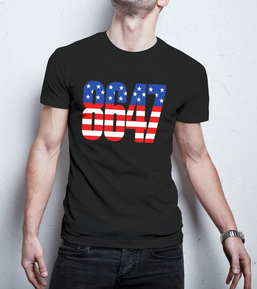 Patriotic American Flag 8647 Independence Day Stars And Stripes T-Shirt