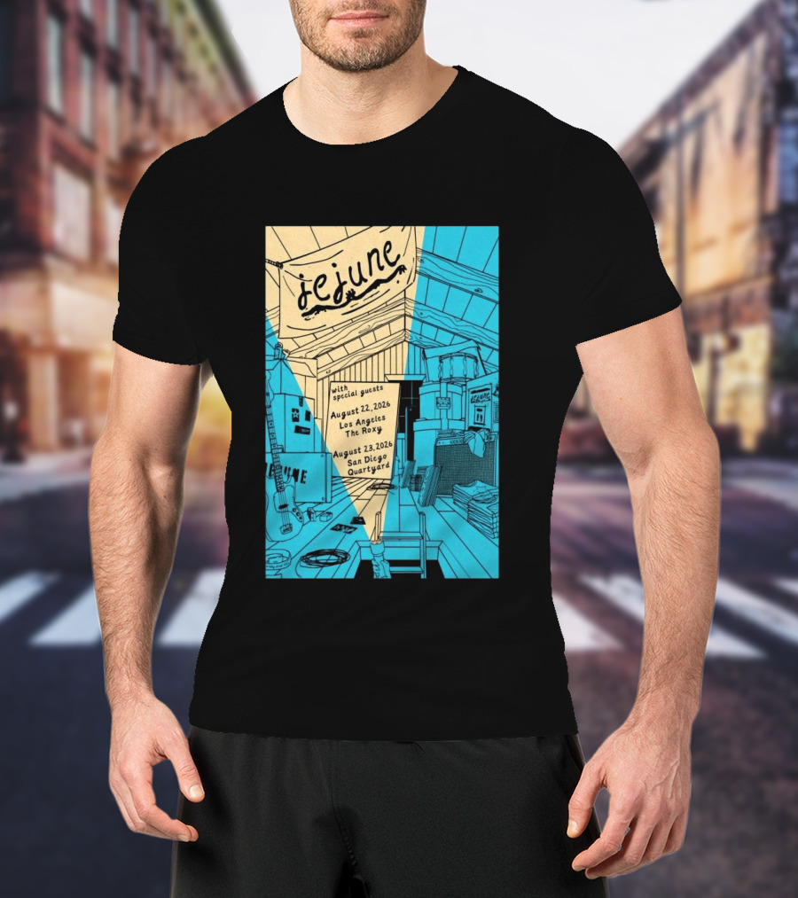 Jejune August 22 2026 Los Angeles The Roxy With Special Guests T-Shirt