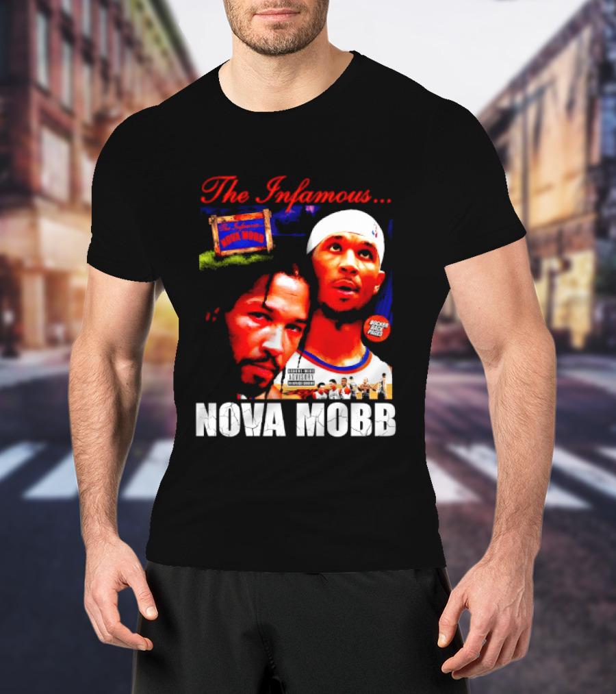 Josh Hart Jalen Brunson The Infamous Nova Mobb New York Knicks NBA 2026 T-Shirt