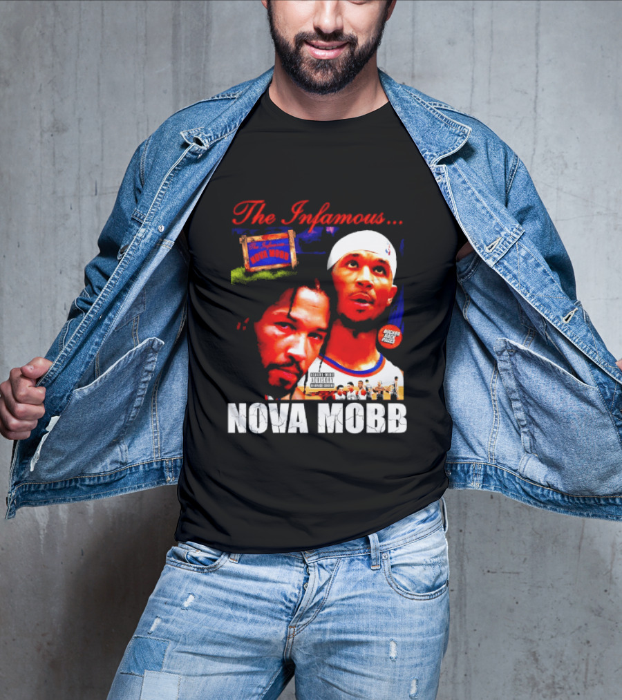 Josh Hart Jalen Brunson The Infamous Nova Mobb New York Knicks NBA 2026 T-Shirt