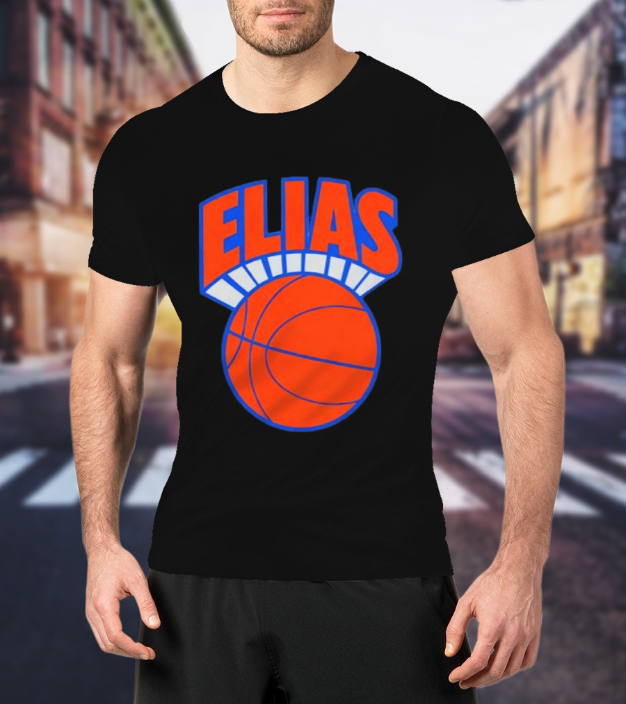 Elias Knickerbocker New York Knicks Basketball T-Shirt