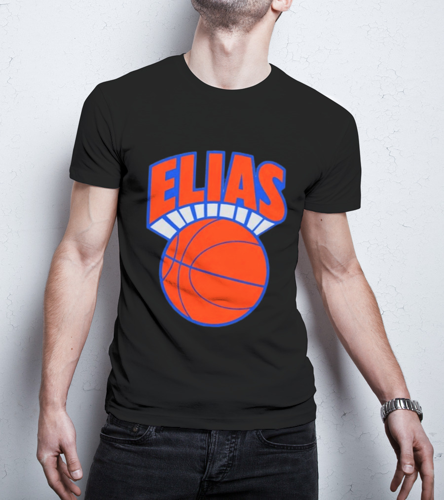 Elias Knickerbocker New York Knicks Basketball T-Shirt