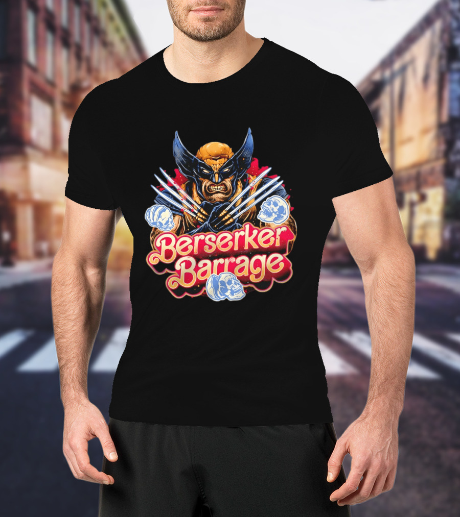 Berserker Barrage Wolverine Claw Attack Mode T-Shirt