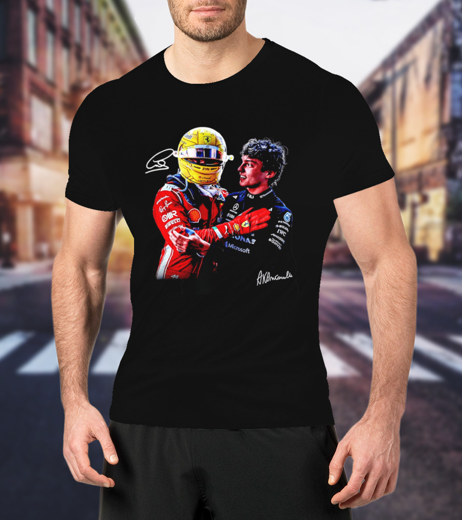 Ferrari Shell Mercedes Petronas Racing Embrace ZYN Microsoft T-Shirt