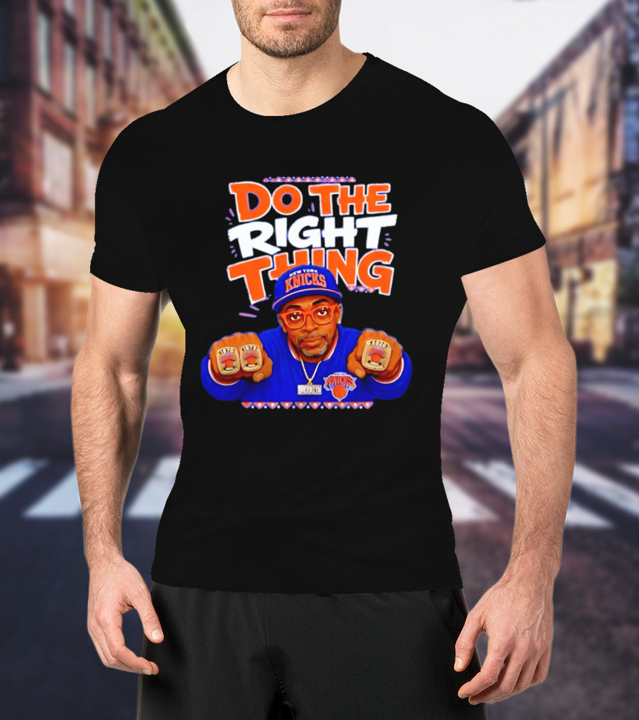 Do The Right Thing New York Knicks Rings 1970 1973 T-Shirt