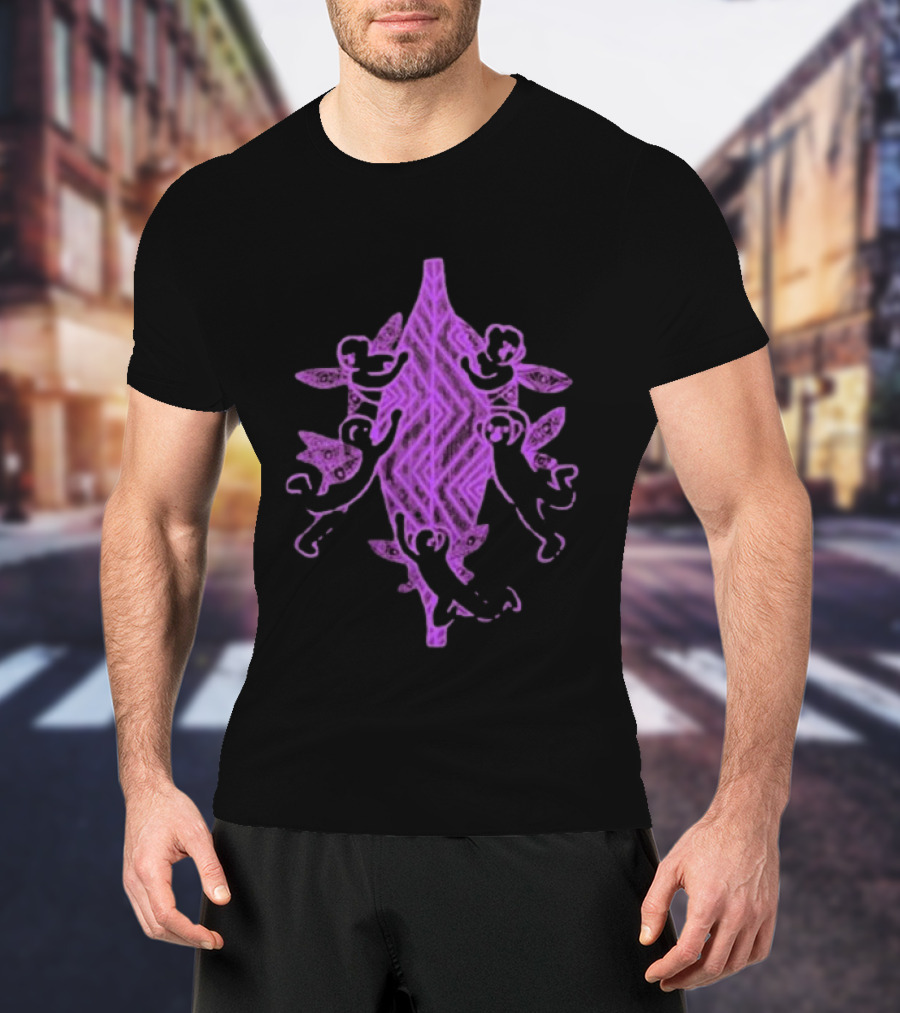 Gammin Threads Protect Trans Mob Purple Tribal T-Shirt