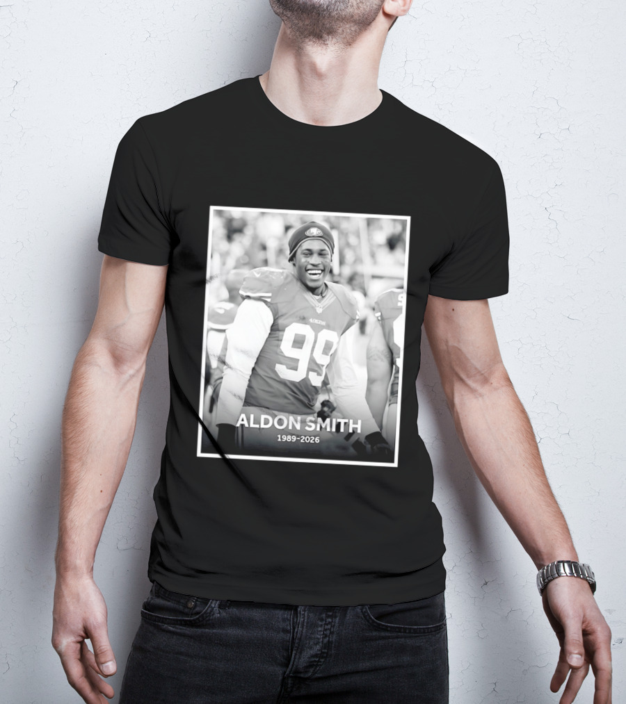 In Memory Of Aldon Smith 49ers 1989 2026 T-Shirt
