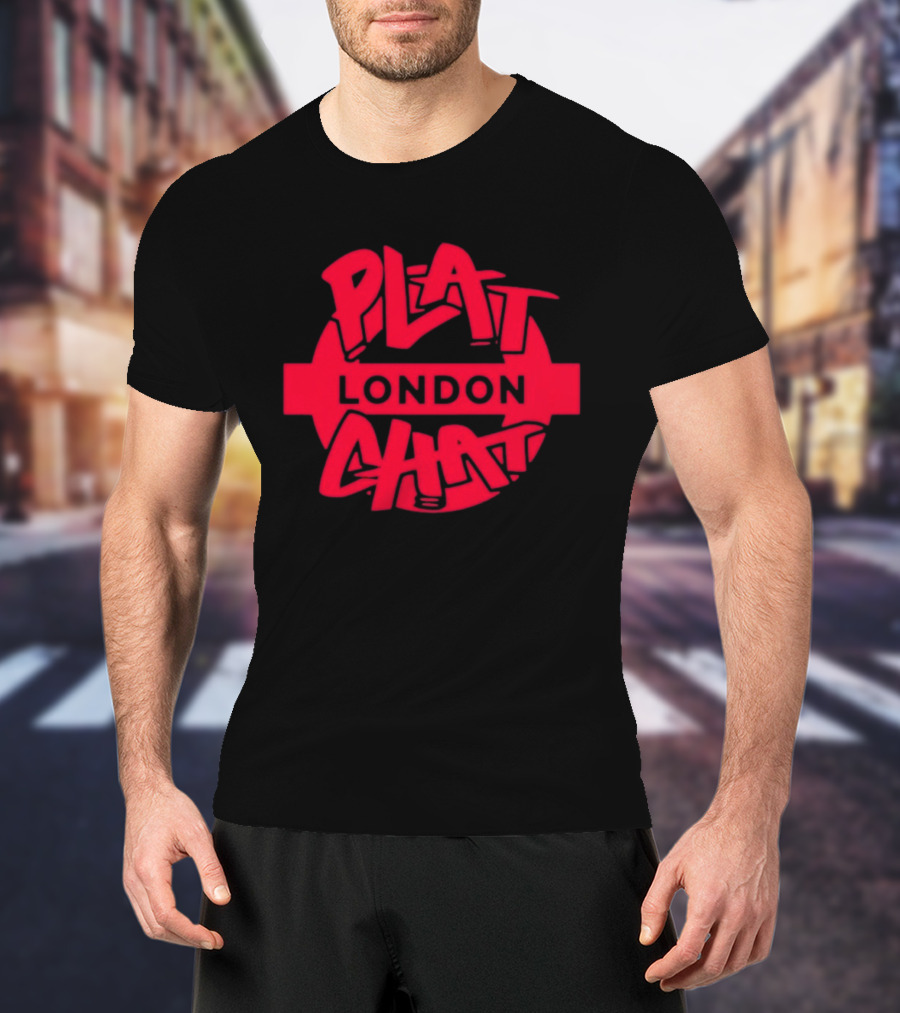 Plat Chat London Red Circular T-Shirt