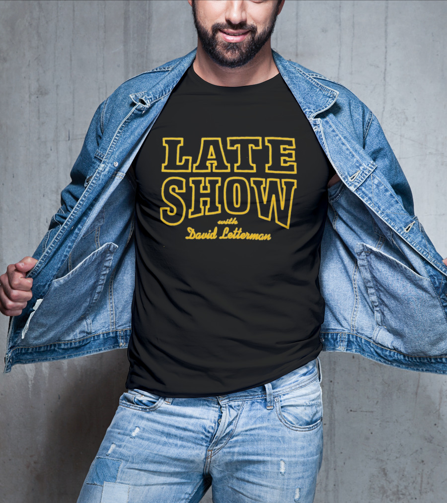 Late Show With David Letterman Yellow T-Shirt