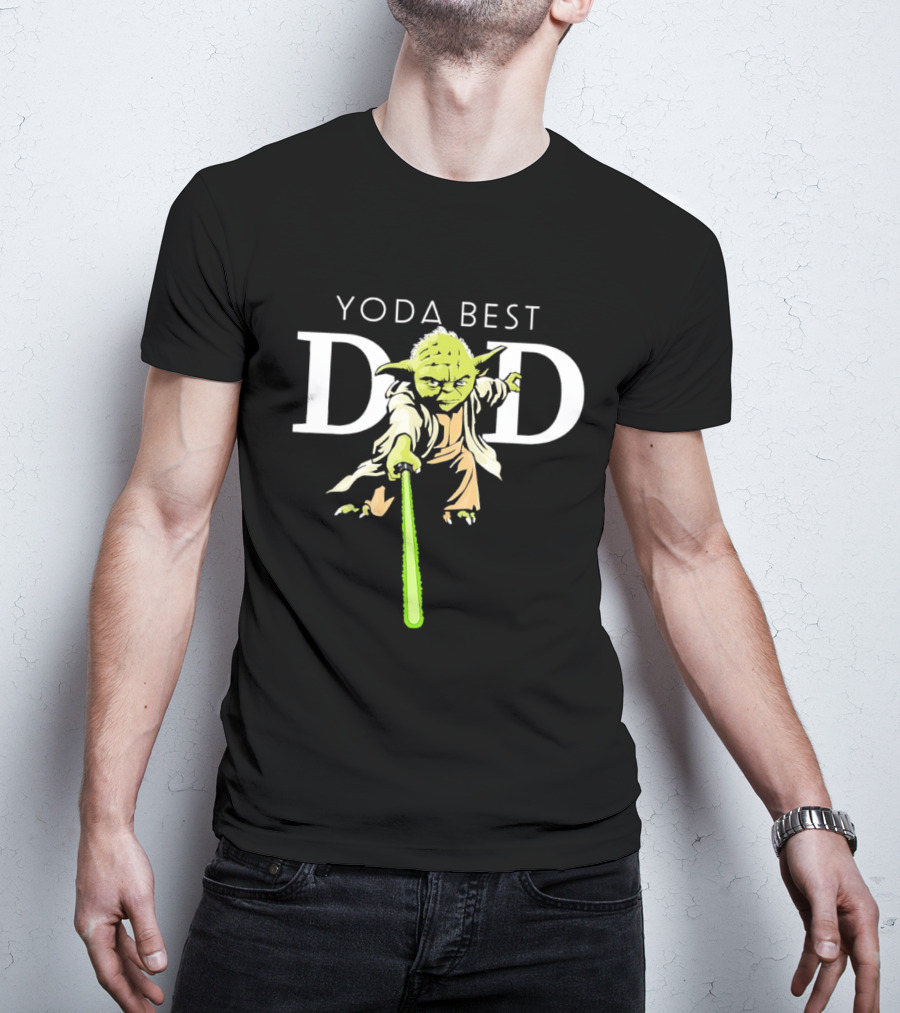 Star Wars Yoda Best Dad Jedi Master Father's Day T-Shirt