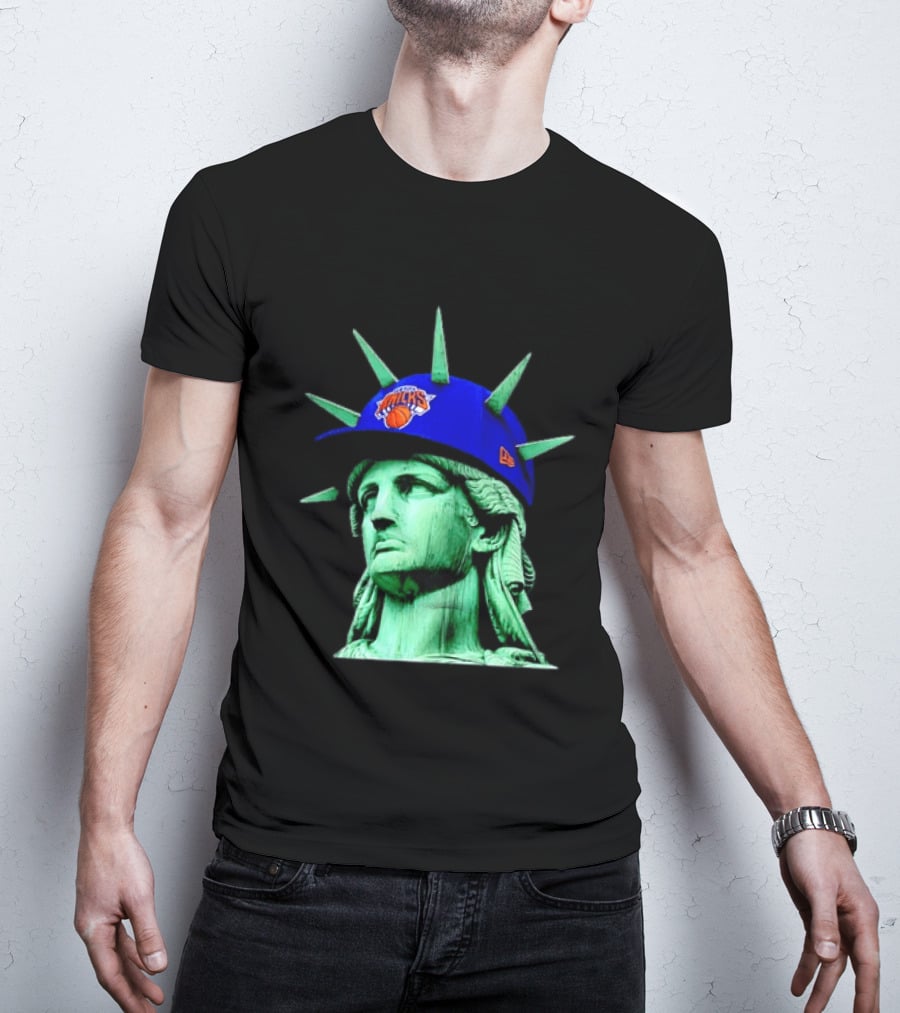 Statue Of Liberty New York Knicks Hat T-Shirt