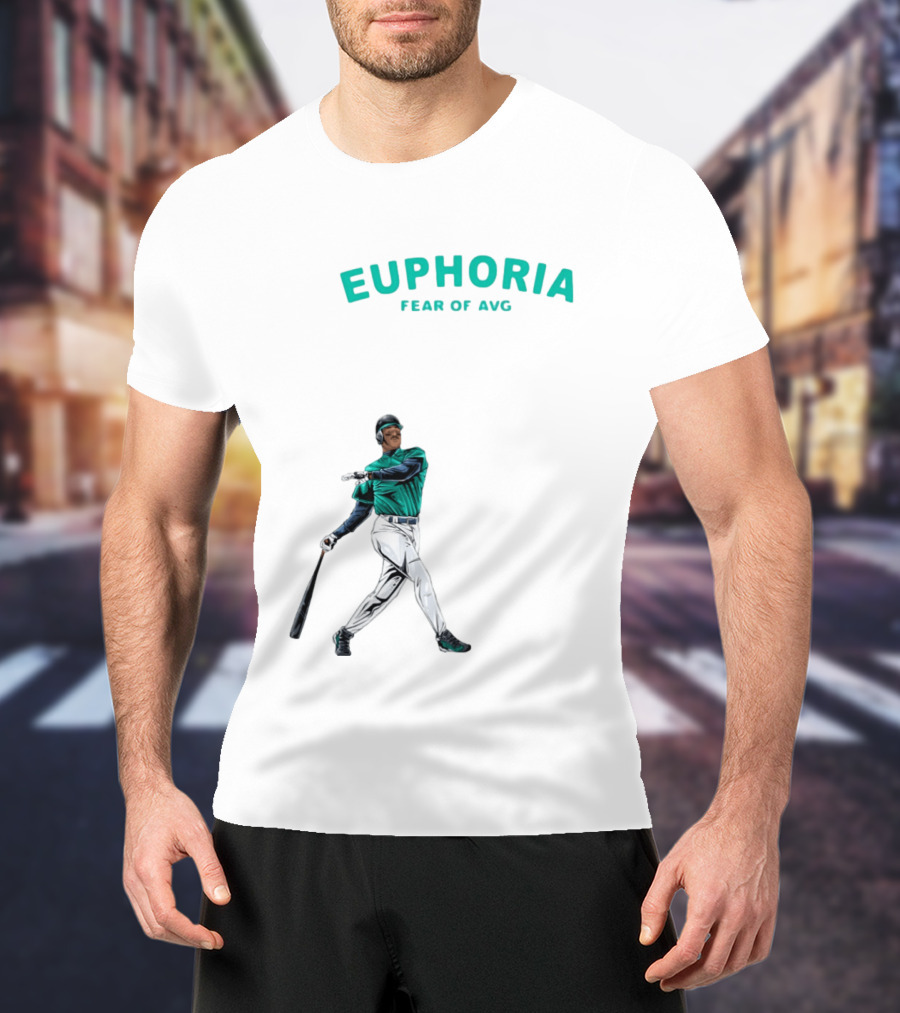 Euphoria Fear Of AVG Baseball Player Iconic Swing T-Shirt