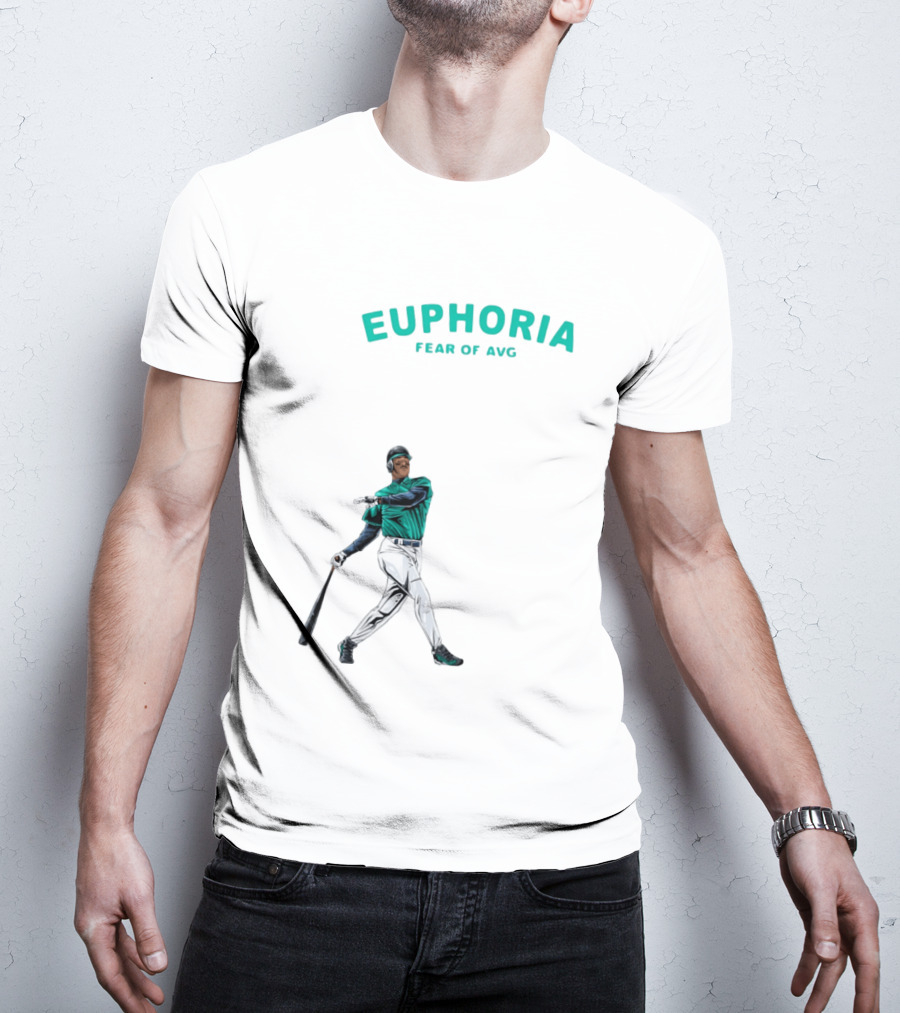 Euphoria Fear Of AVG Baseball Player Iconic Swing T-Shirt