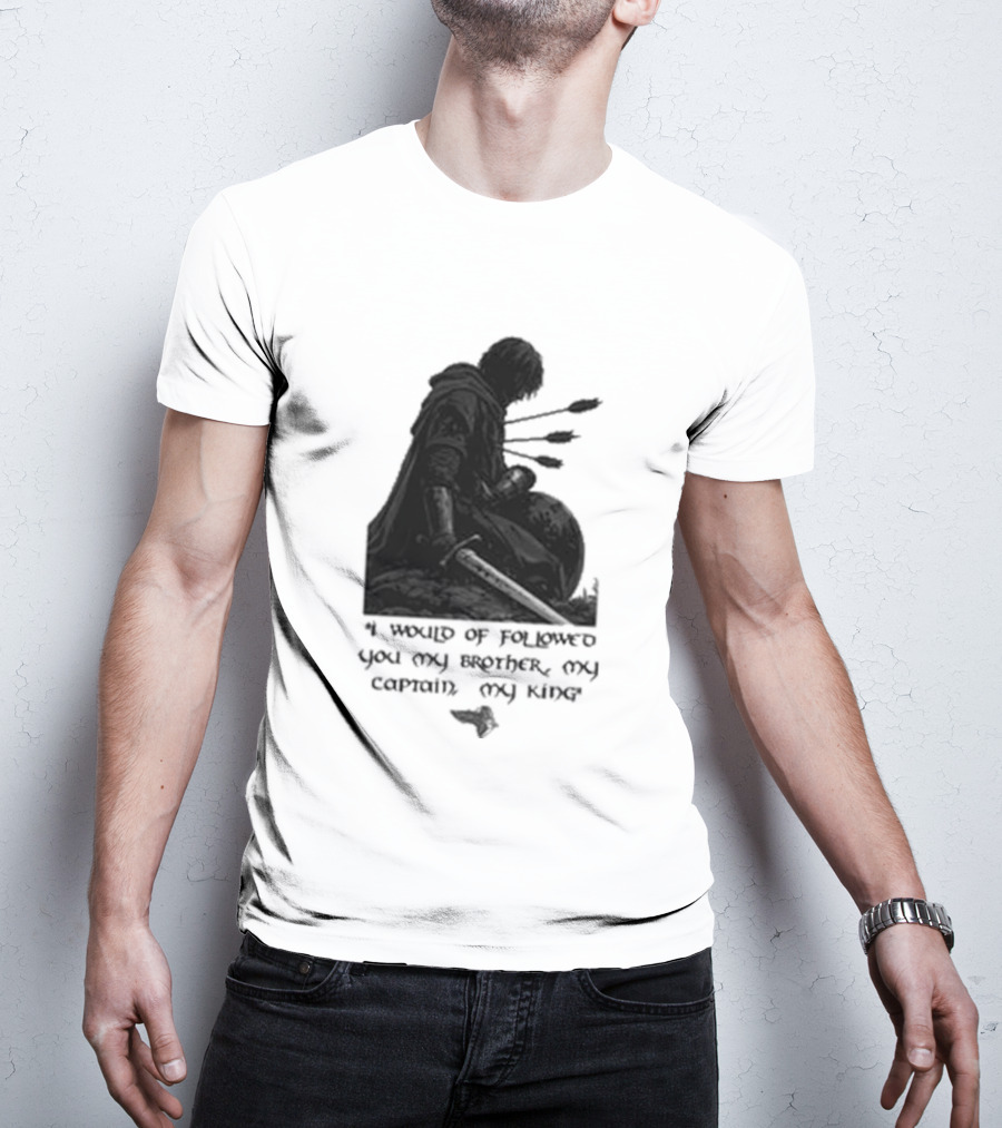 Boromir Lord Of The Rings Fellowship My Brother My Captain My King T-Shirt