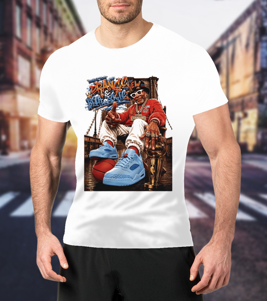 Director Orange And Blue New Champions NBA Basketball T-Shirt