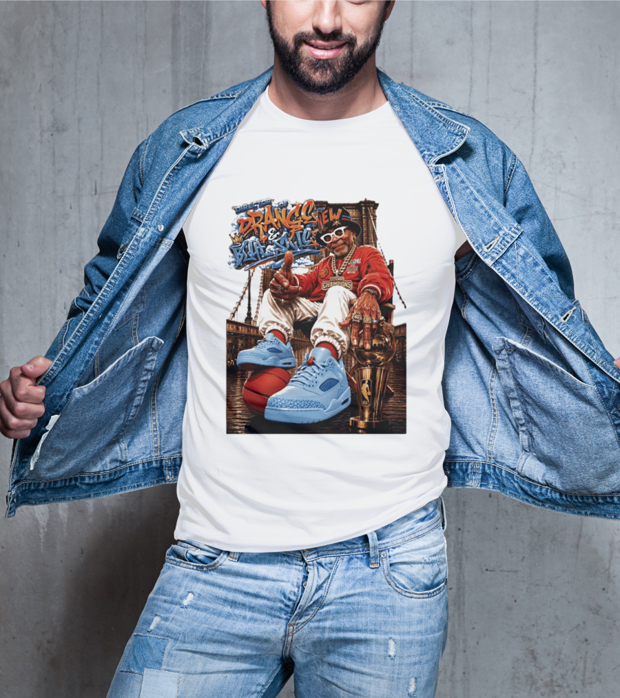 Director Orange And Blue New Champions NBA Basketball T-Shirt