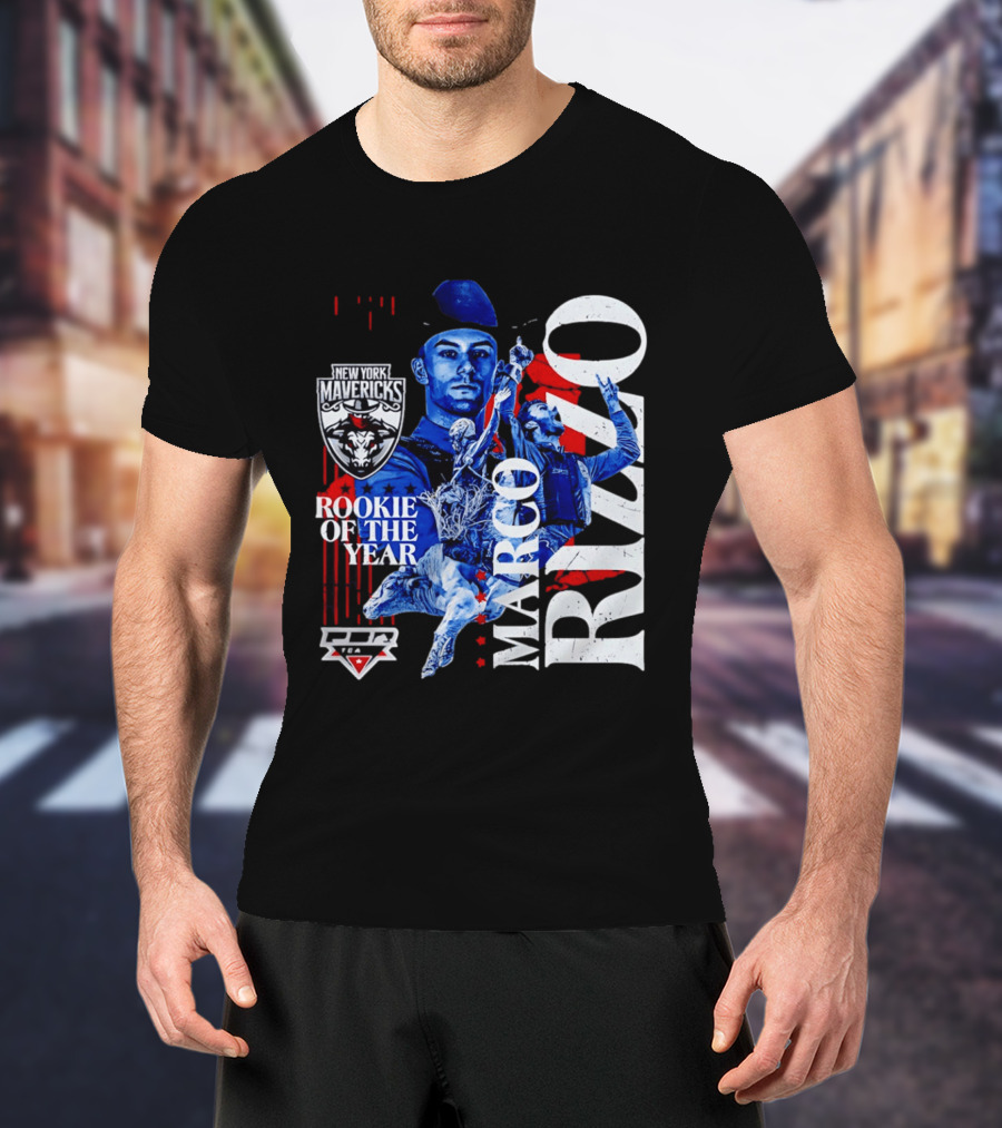 Marco Rizzo New York Mavericks PBR 2026 Rookie Of The Year T-Shirt