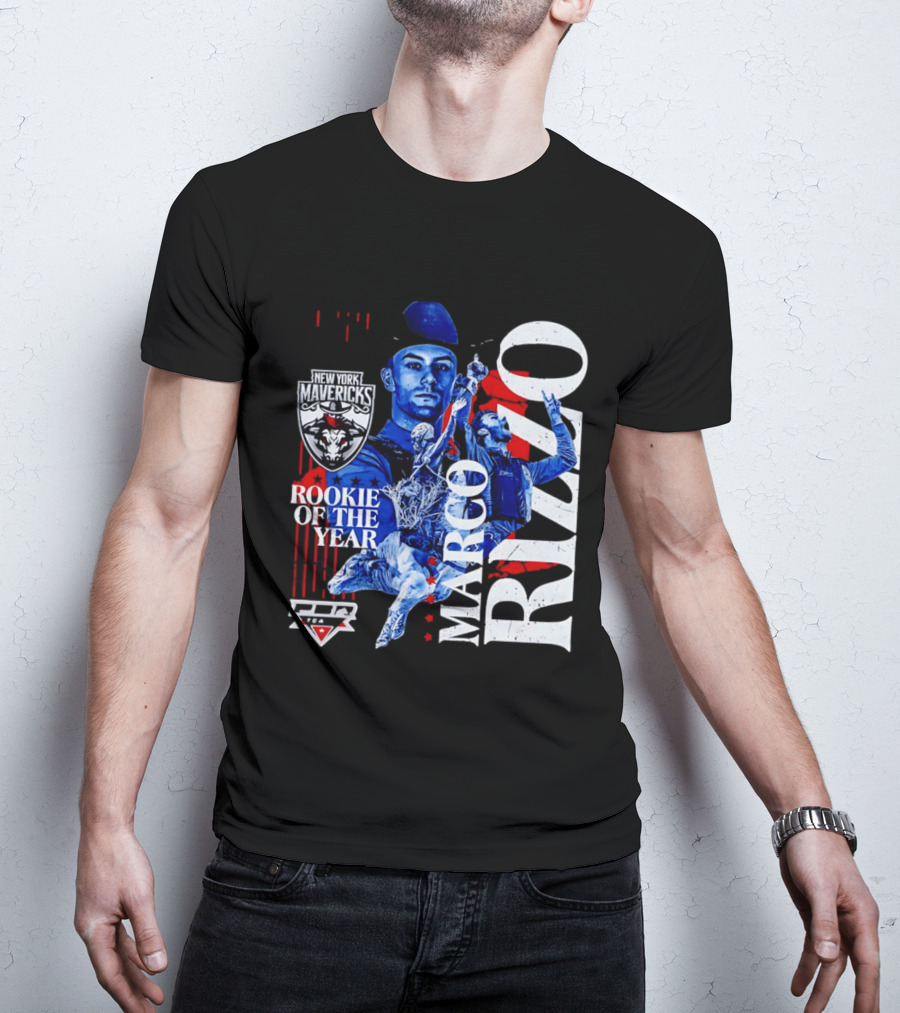 Marco Rizzo New York Mavericks PBR 2026 Rookie Of The Year T-Shirt