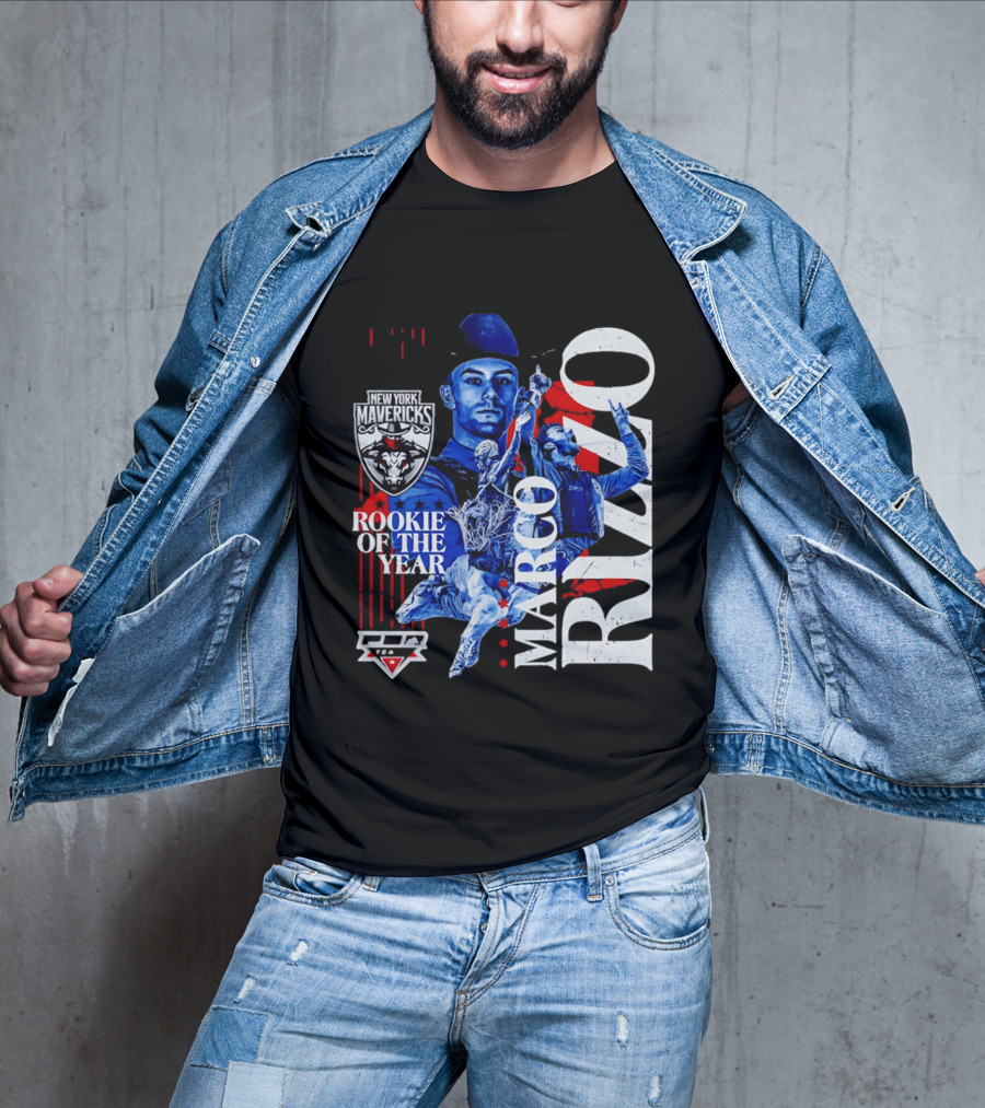 Marco Rizzo New York Mavericks PBR 2026 Rookie Of The Year T-Shirt