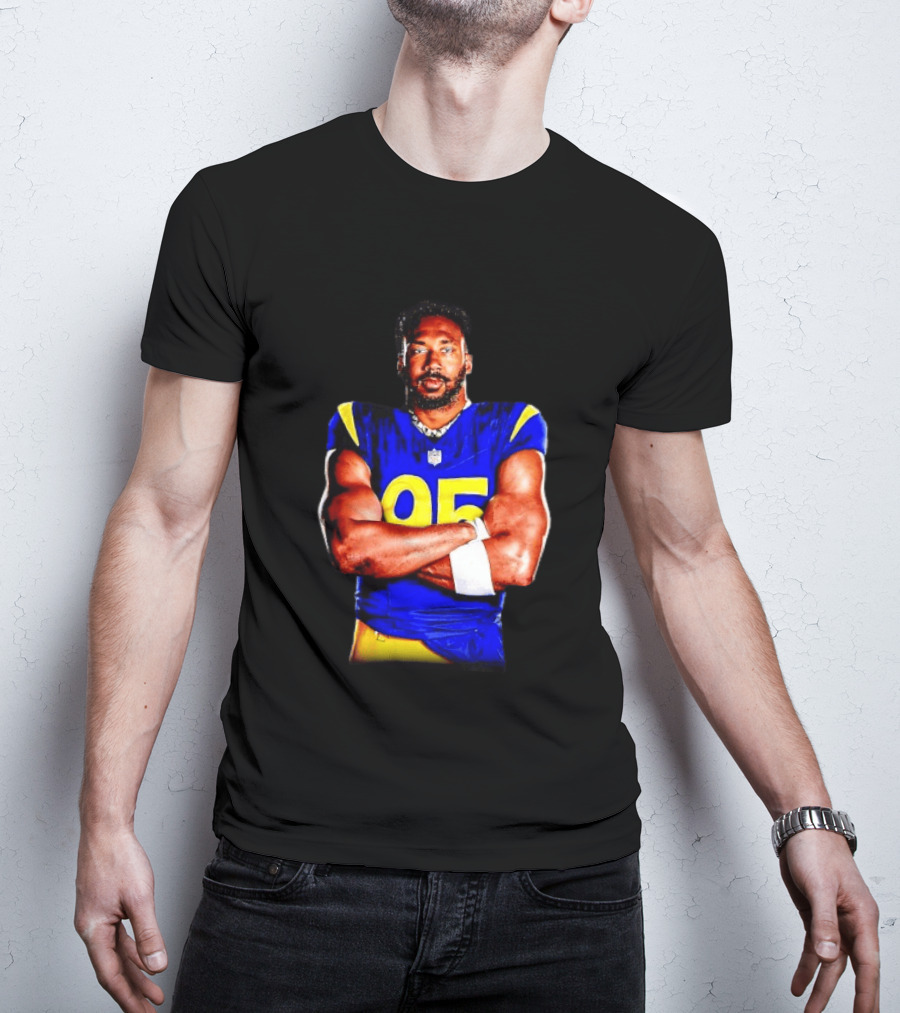 Myles Garrett 95 Los Angeles Rams Football Sports Fan T-Shirt