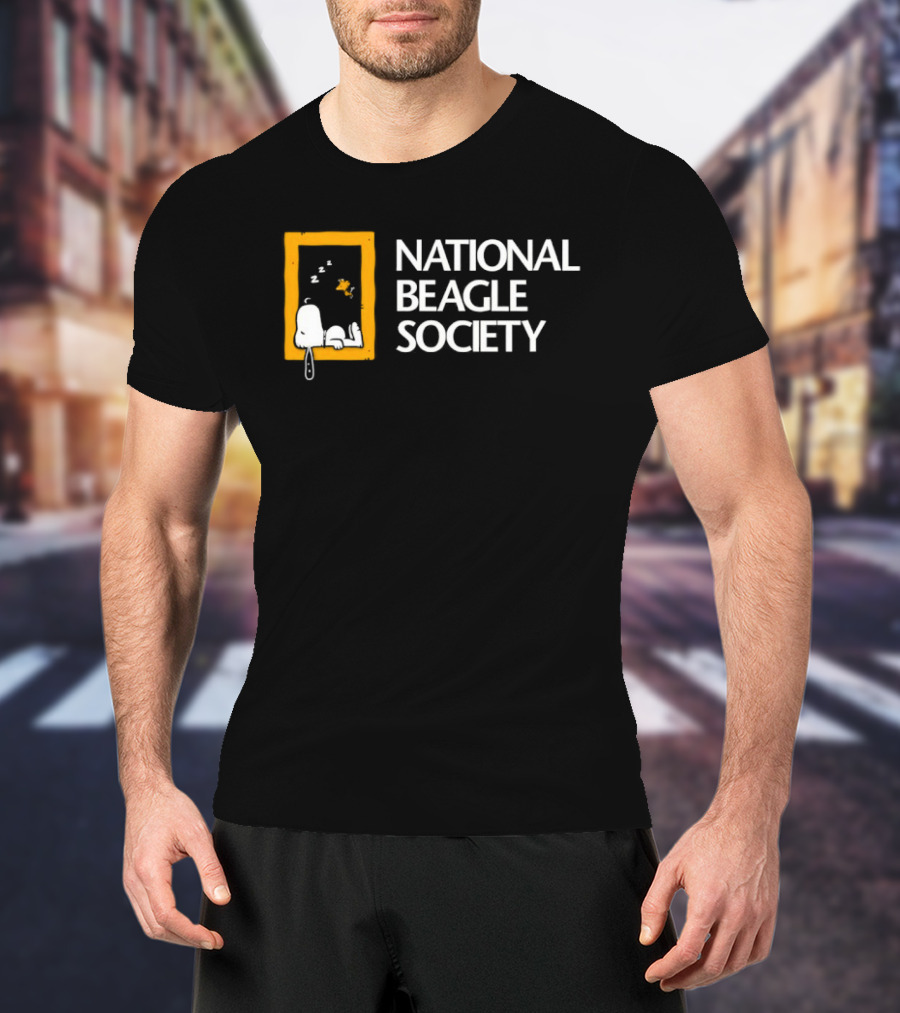 Peanuts Snoopy And Woodstock National Beagle Society T-Shirt