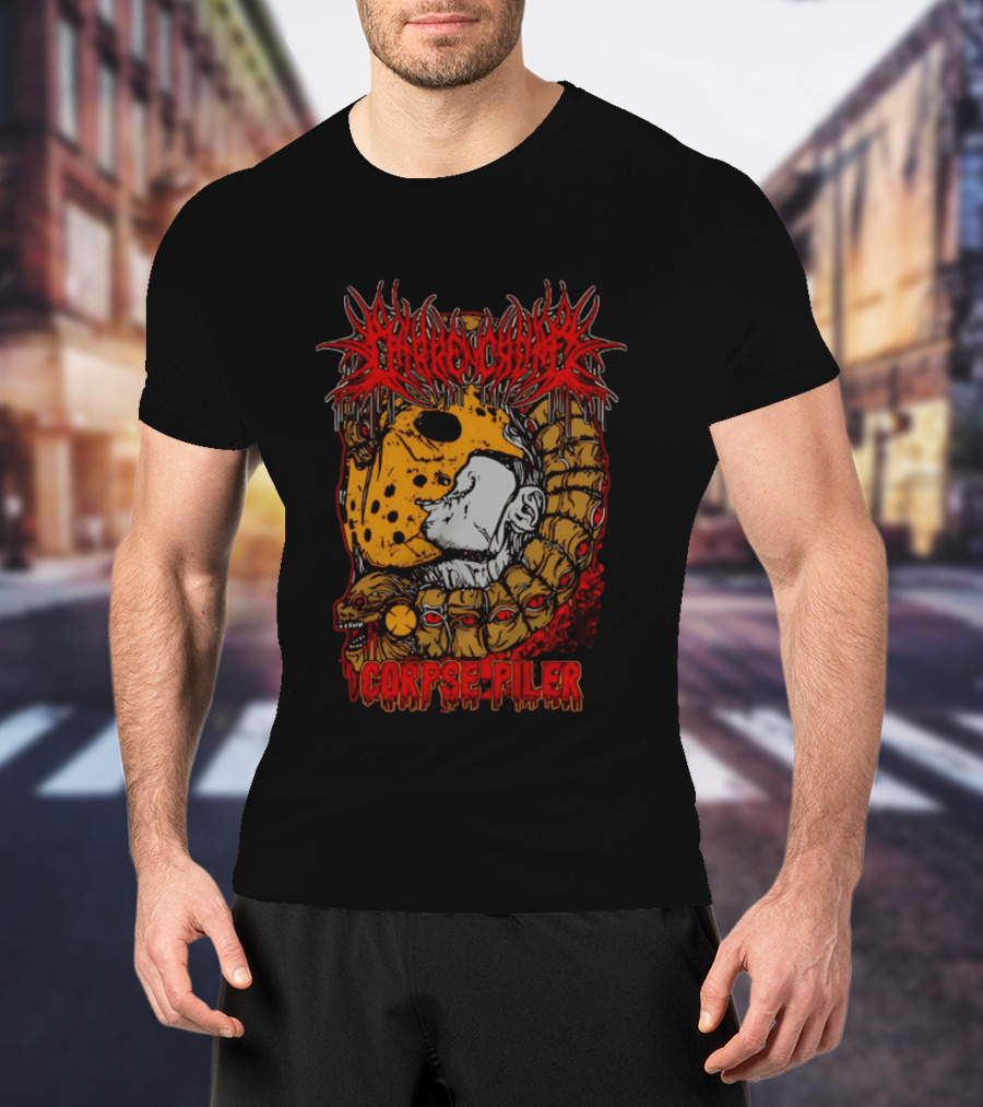 Darren Crowe Corpse Piler Skull And Serpents Hell T-Shirt