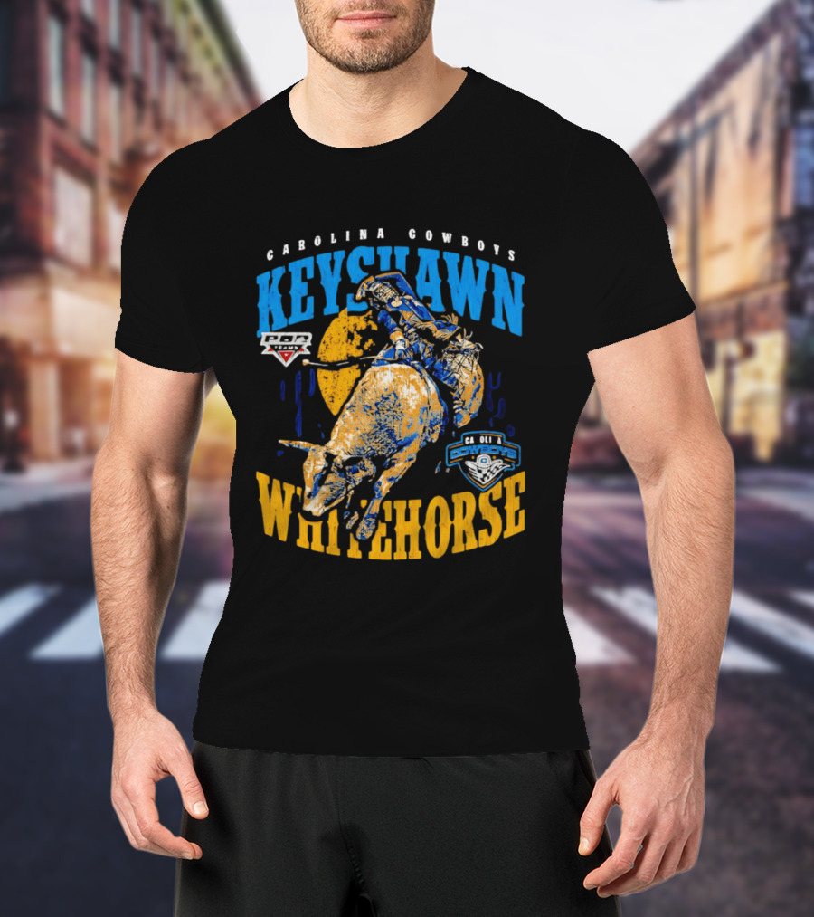 Carolina Cowboys Keyshawn Whitehorse PBR Bull Riding T-Shirt