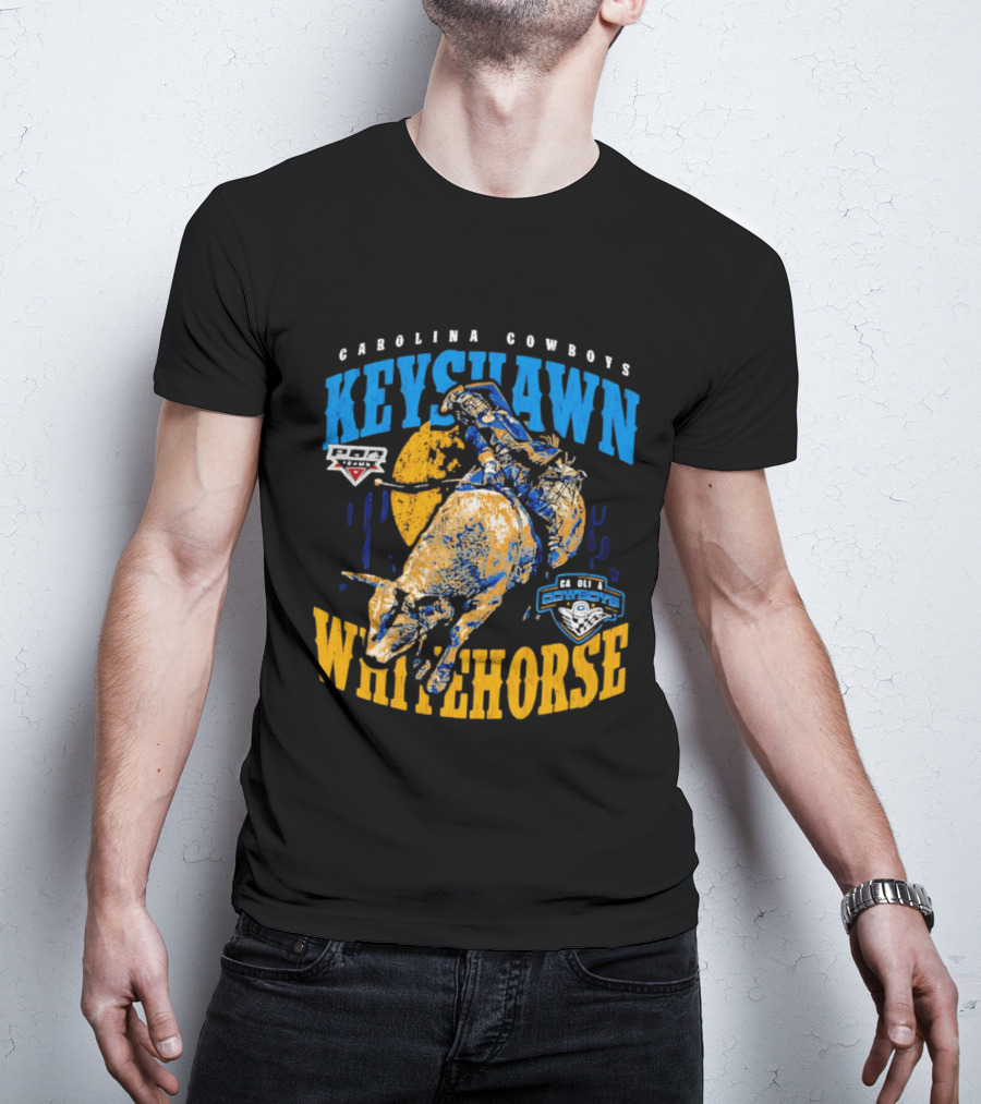 Carolina Cowboys Keyshawn Whitehorse PBR Bull Riding T-Shirt