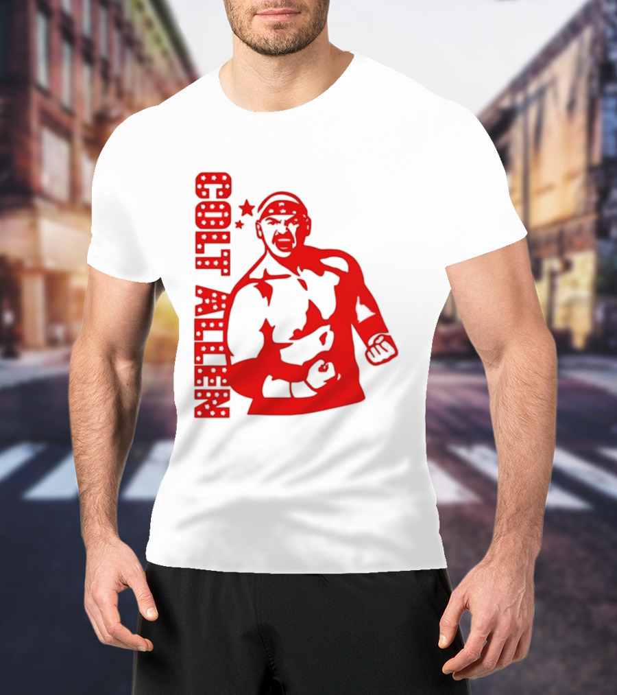 Bald Eagle Colt Allen Red Bold Star Striker T-Shirt