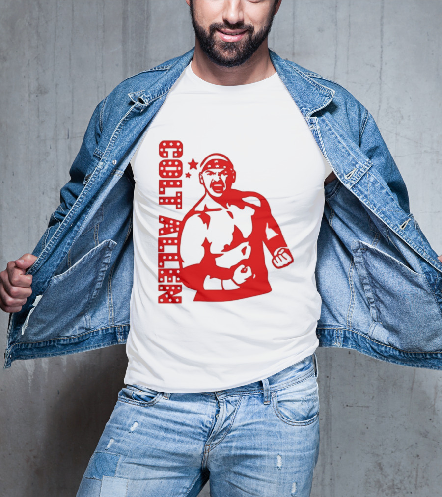 Bald Eagle Colt Allen Red Bold Star Striker T-Shirt