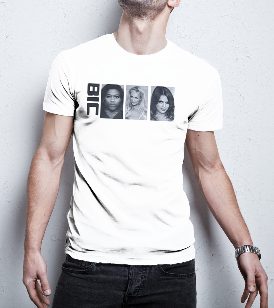 Bic Nicki Minaj Paris Hilton Britney Spears Trio Shots T-Shirt