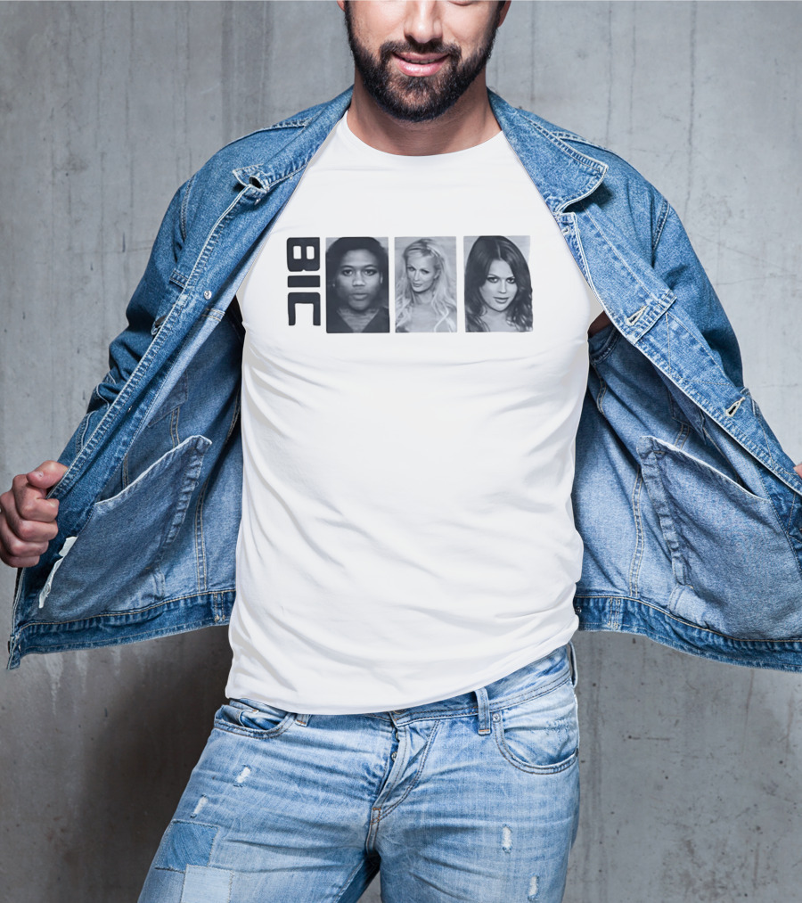 Bic Nicki Minaj Paris Hilton Britney Spears Trio Shots T-Shirt