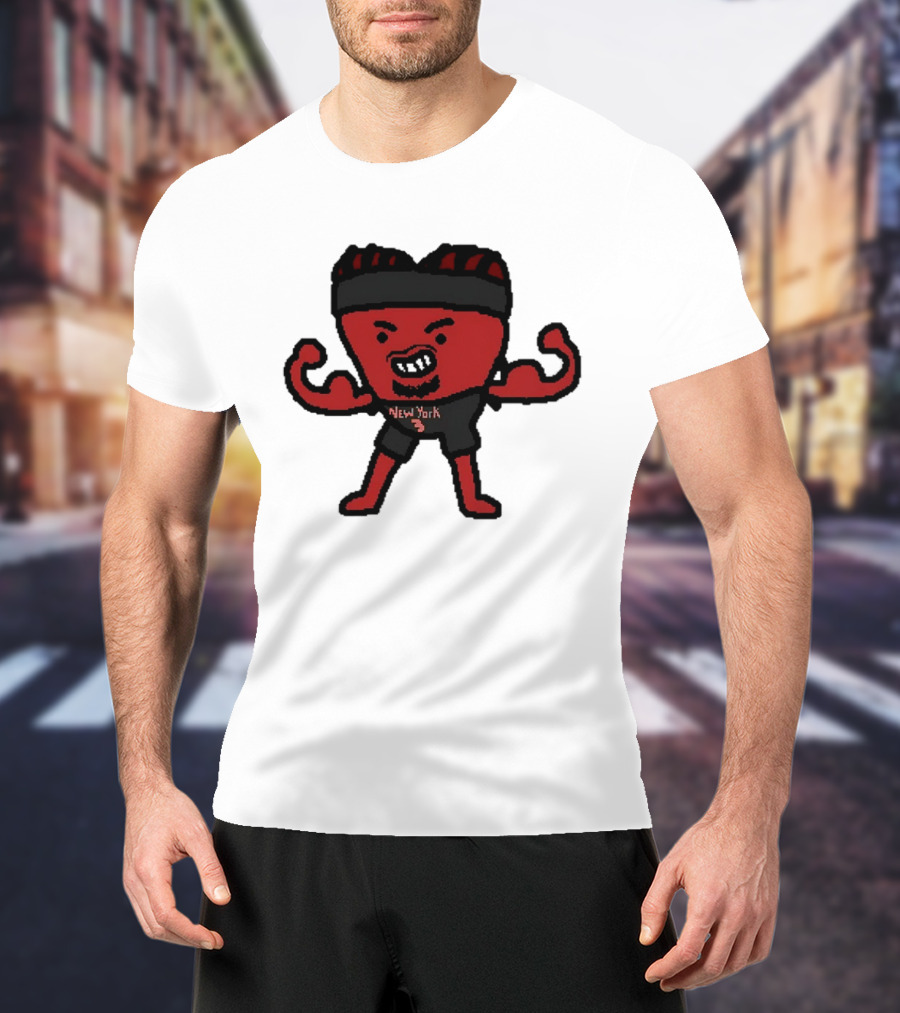 Josh Hart New York Knicks Heart NBA Paint T-Shirt