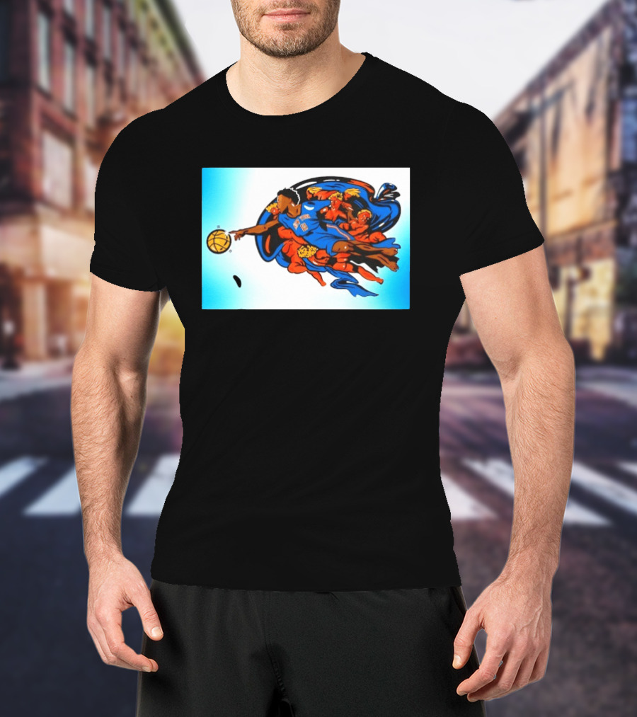 OG Anunoby New York Knicks Creation Of Adam Basketball T-Shirt