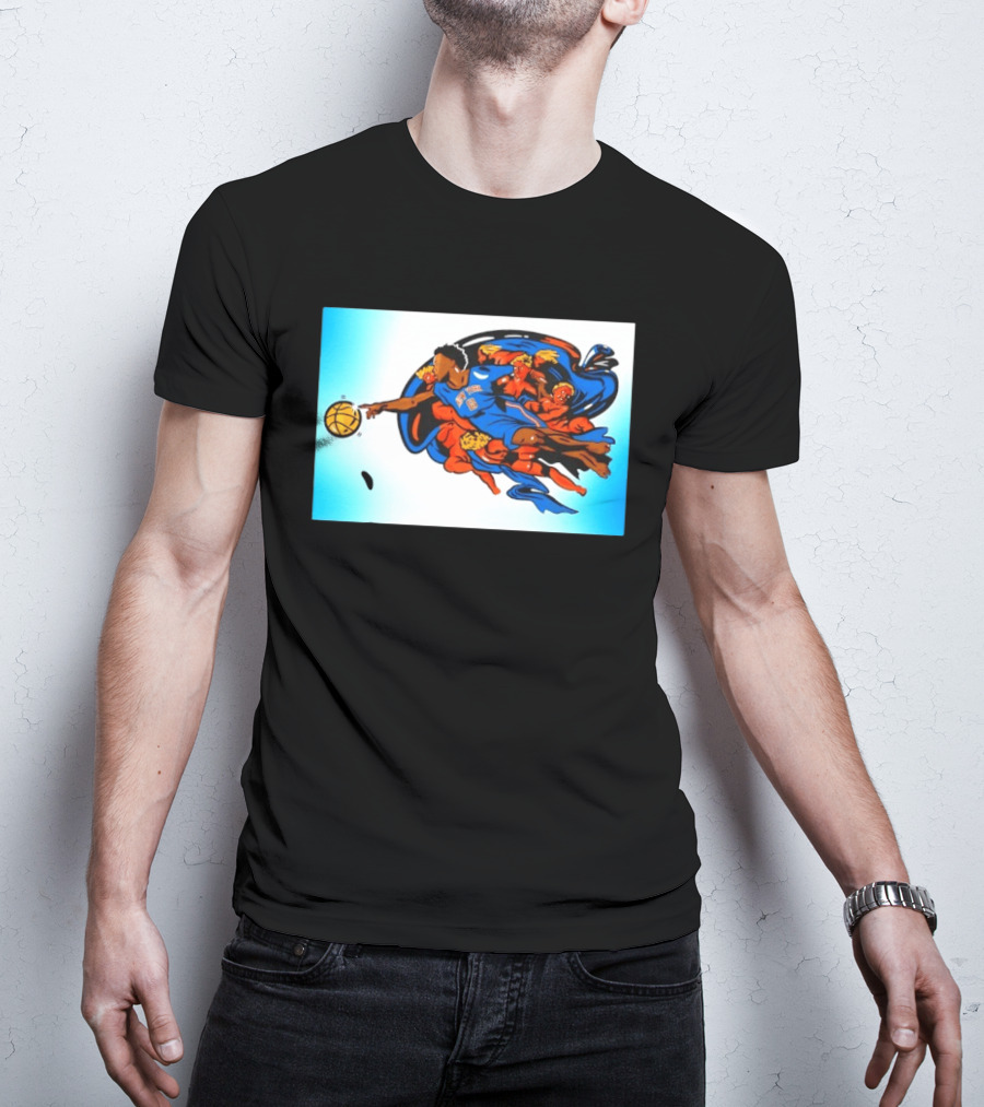 OG Anunoby New York Knicks Creation Of Adam Basketball T-Shirt