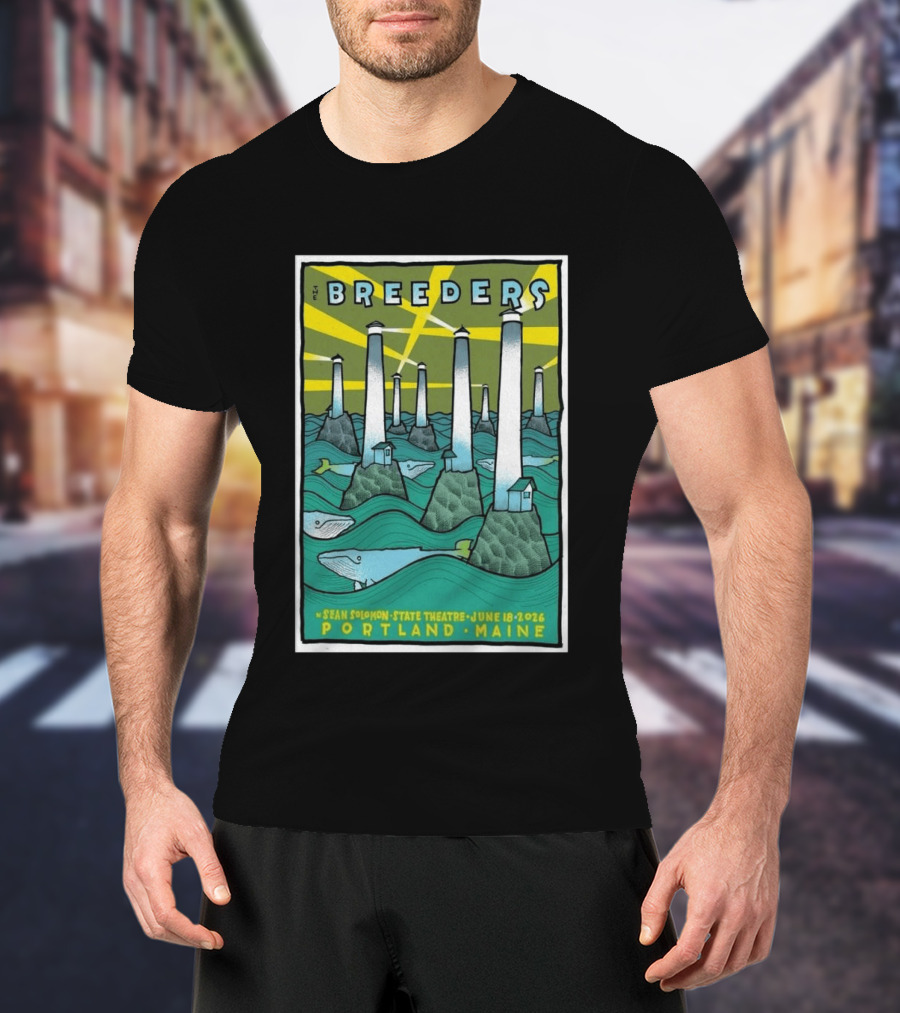 Breeders Sean Solomon State Theatre Portland Maine June 18 2026 T-Shirt