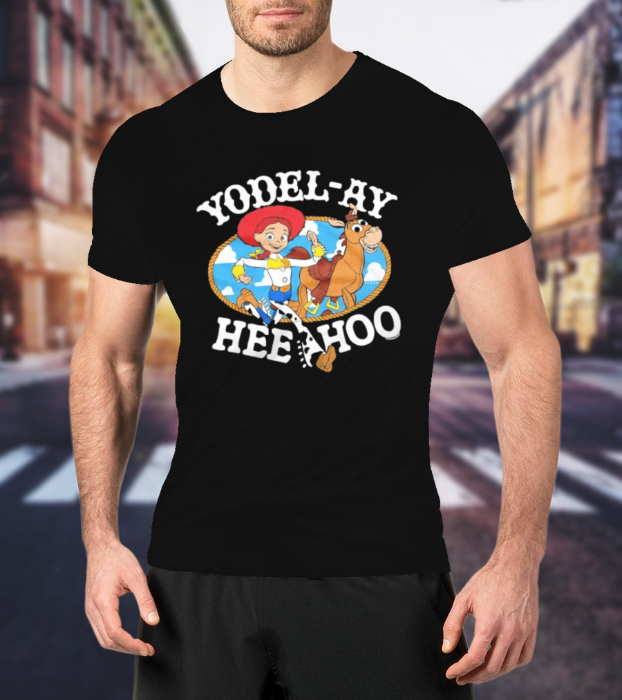 Yodel Ay Hee Hoo Toy Story Jessie And Bullseye Pixar T-Shirt