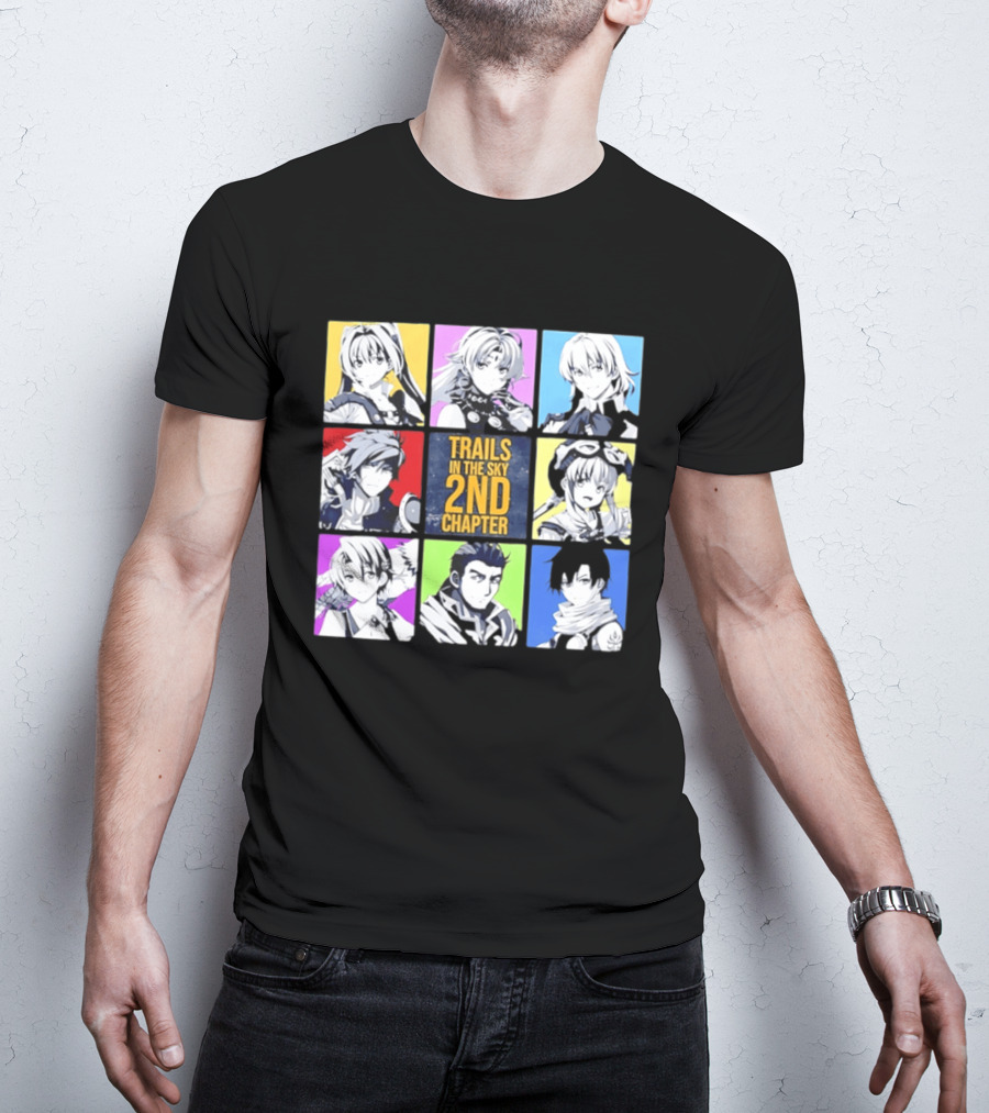 Trails In The Sky 2nd Chapter Main Cast Character Grid T-Shirt