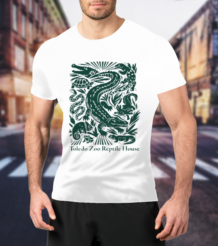 Toledo Zoo Reptile House Alligator Snake Turtle Lizard T-Shirt