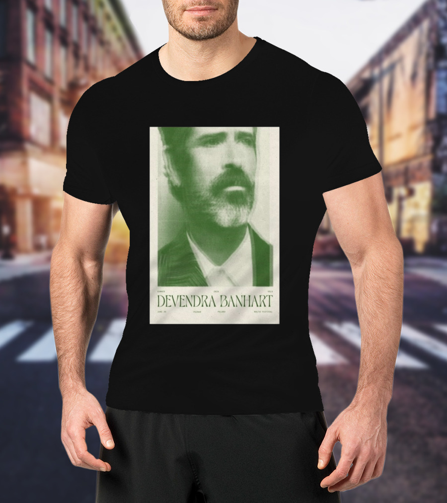 Summer 2026 Devendra Banhart Poznań Poland Malta Festival June 25 T-Shirt