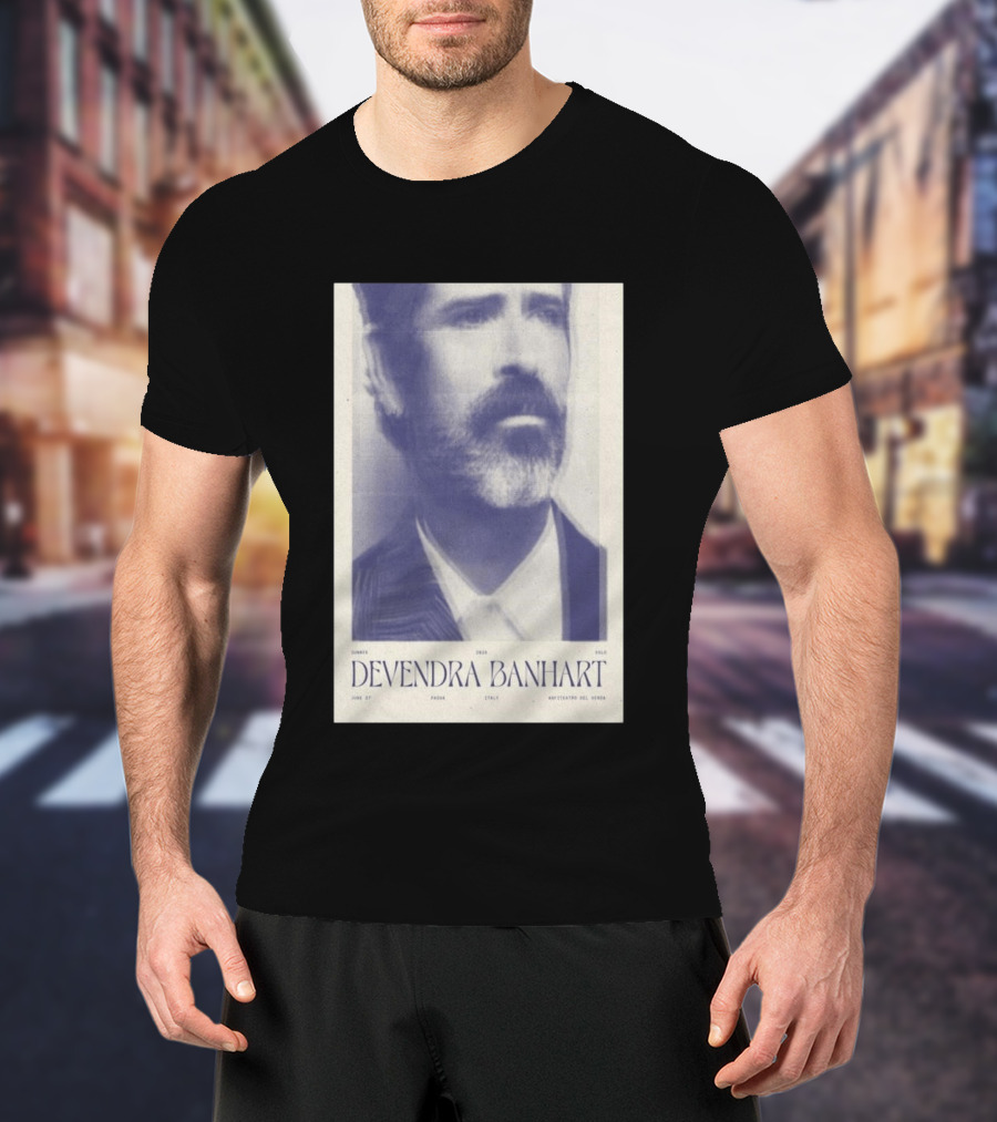 Devendra Banhart Anfiteatro Del Venda Padua Italy June 27 2026 T-Shirt